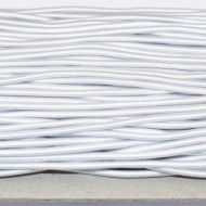 Elastic rotund 2.3 mm - 50 m alb