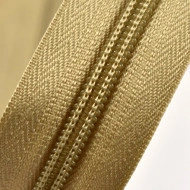 Fermoare nylon detasabil nr. 5 - 60 cm bej