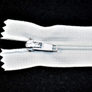 Fermoare nylon fixe nr. 3 - 70 cm alb