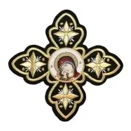 Ornament bisericesc - negru / auriu