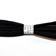 Sireturi bocanci 110 cm - negre - plate
