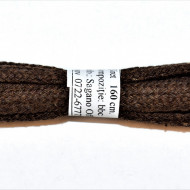 Sireturi bocanci 160 cm - maro - plate