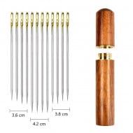 Ace de cusut manual - tub lemn