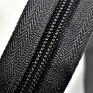 Fermoare nylon detasabil nr. 5 - 80 cm gri inchis