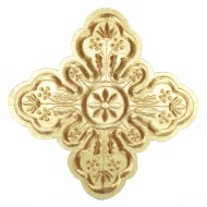 Ornament bisericesc - crem / auriu