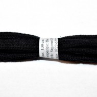 Sireturi bocanci 130 cm - negre - plate