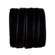 Catifea 10 mm - negru - 25 yards rola