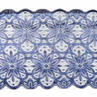 Dantela elastica 18 cm - bleumarin