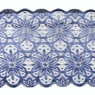 Dantela elastica 18 cm - bleumarin