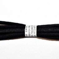 Sireturi bocanci 130 cm - negre rotunde
