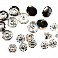 Capse geaca nickel - 15 mm