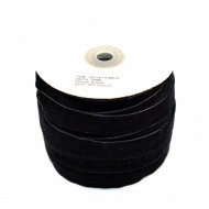 Catifea 15 mm - negru - 25 yards rola - Img 2
