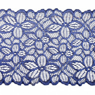 Dantela elastica 15 cm - bleumarin
