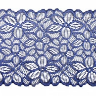 Dantela elastica 15 cm - bleumarin
