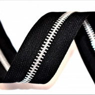 Fermoare aluminiu detasabile nr. 5 - 90 cm negru