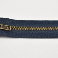 Fermoare metal fixe nr. 4 - 10 cm bleumarin