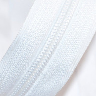 Fermoare nylon detasabil nr. 5 - 70 cm alb