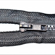 Fermoare plastic detasabile nr. 5 - 90 cm gri