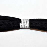 Sireturi bocanci 160 cm - negre - plate