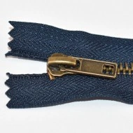 Fermoare metal fixe nr. 5 - 20 cm bleumarin