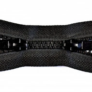 Fermoare plastic detasabile nr. 5 - 70 cm negru - dublu cursor