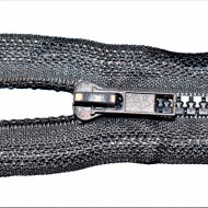 Fermoare plastic detasabile nr. 5 - 80 cm gri