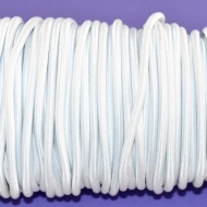 Elastic rotund F - 4 mm - 50 m alb