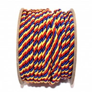 Snur tricolor Tina 5 mm - 25 m rola