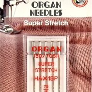 Ace de cusut casnice Organ Super Stretch 75/11 - 5 buc