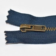 Fermoare metal fixe nr. 4 - 20 cm bleumarin