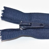 Fermoare nylon fixe nr. 5 - 20 cm bleumarin