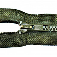 Fermoare plastic detasabile nr. 5 - 80 cm kaki