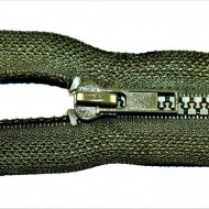 Fermoare plastic detasabile nr. 5 - 80 cm kaki