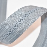 Fermoare plastic detasabile nr. 5 - 90 cm gri deschis