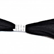Sireturi pantofi 60 cm - negre - plate