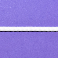 Snur rotund Hebe 3 mm - 250 m rola - alb