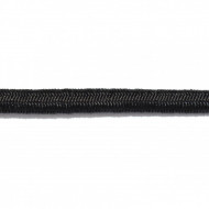 Elastic rotund Extensor 5 mm - 50 m rola - negru