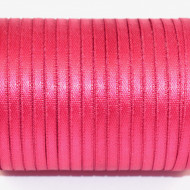 Panglica satin Trufa 3 mm - 100 m rola - rosu