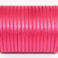 Panglica satin Trufa 3 mm - 100 m rola - rosu