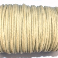 Snur bumbac 4.5 mm - 100 m rola - bej - art. 503