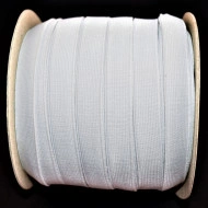 Elastic Moise 14 mm alb - 50 m rola