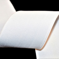Elastic Moise 40 mm alb - 25 m rola