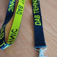 Lanyard tesut personalizat 15 mm