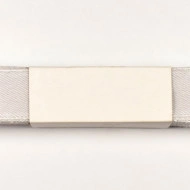 Panglica satin 20 mm - 10 m rola alb