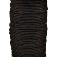 Snur bumbac 4.5 mm - 100 m rola - negru - art. 503