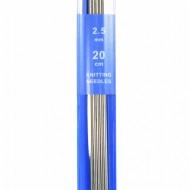Andrele tricotat ciorapi 2.5 mm - 20 cm - metal
