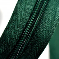 Fermoare nylon detasabil nr. 5 - 60 cm verde