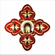 Ornament bisericesc - bordo