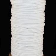 Snur bumbac 4.5 mm - 100 m rola - alb - art. 503