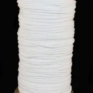 Snur bumbac 4.5 mm - 100 m rola - alb - art. 503